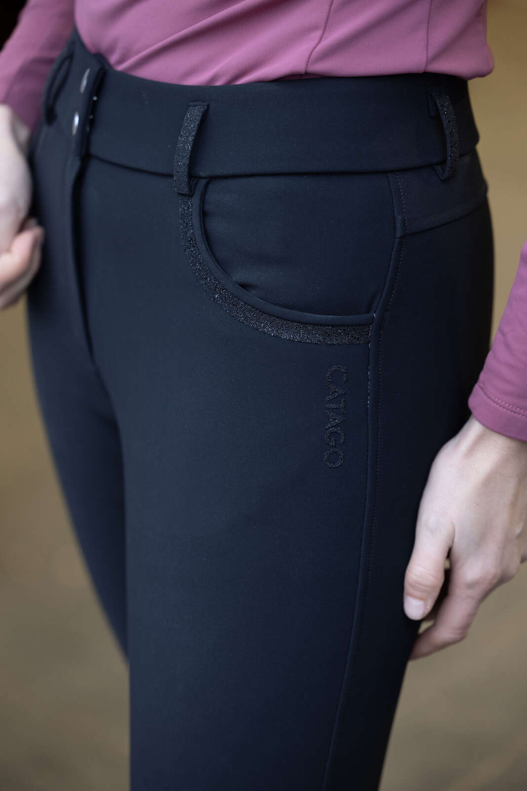 Catago Vancouver coatede vinterridbyxor, full grip