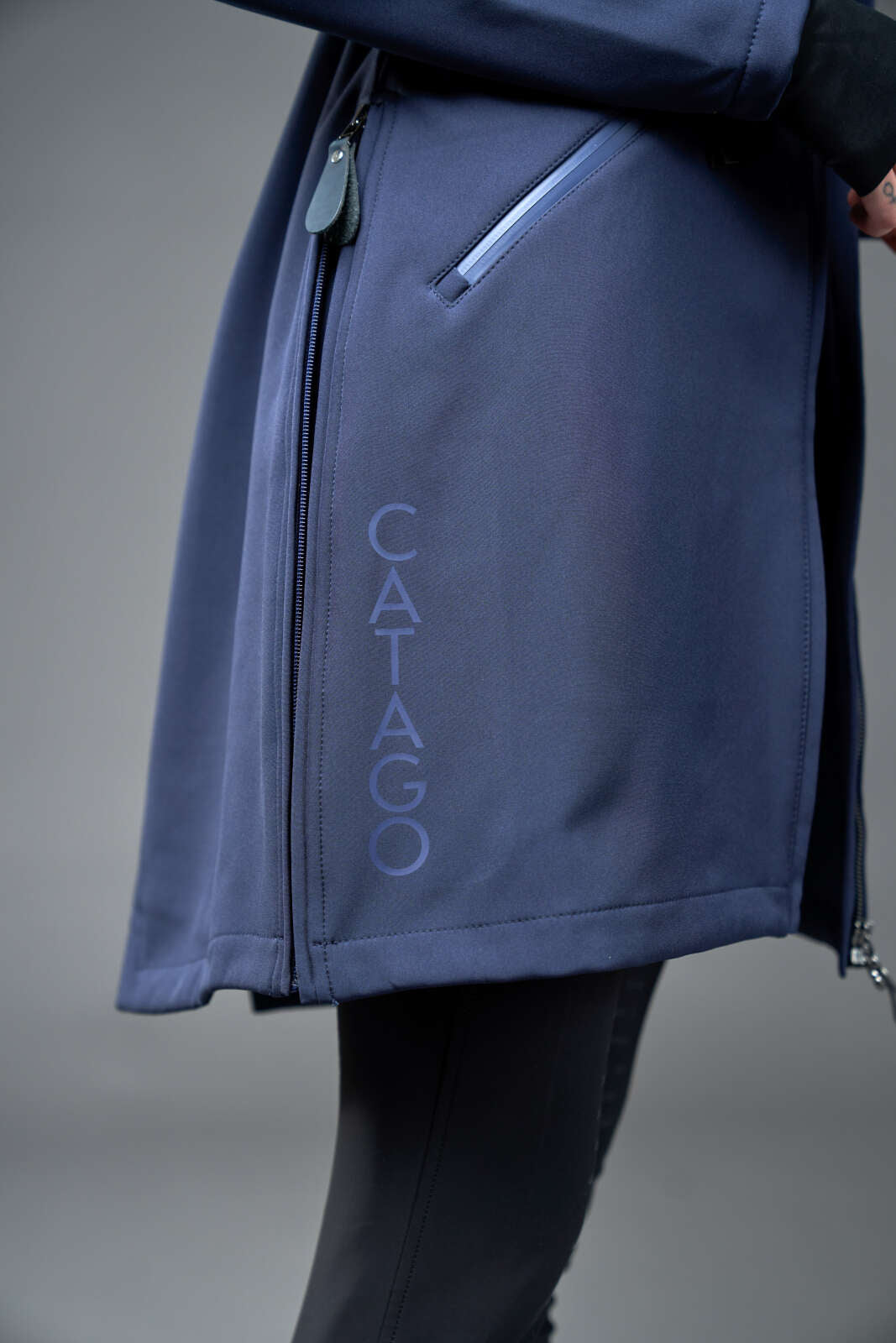 CATAGO Abby long soft shell riding jacket