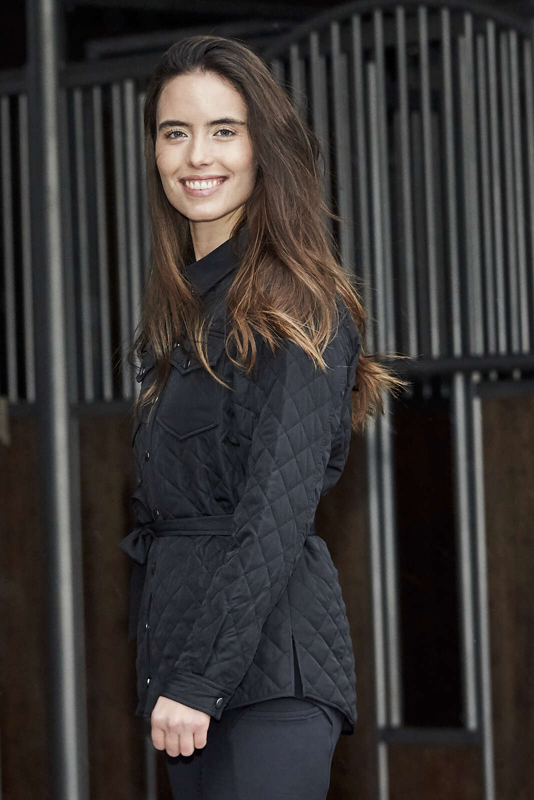 CATAGO Pearl quilted riding jacket