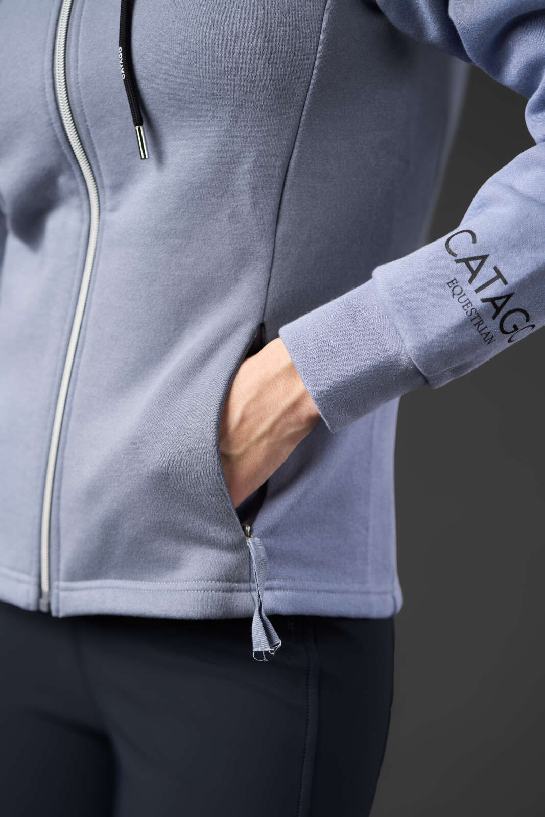 Catago Natalie hoodie med glidelås