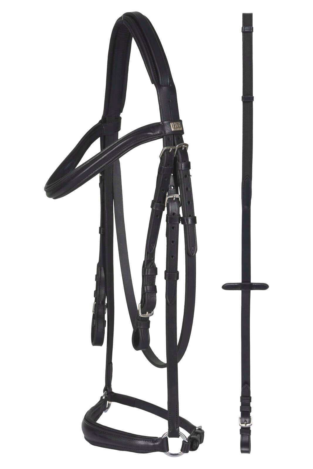 HorseGuard Cheval bridle w/ drop noseband