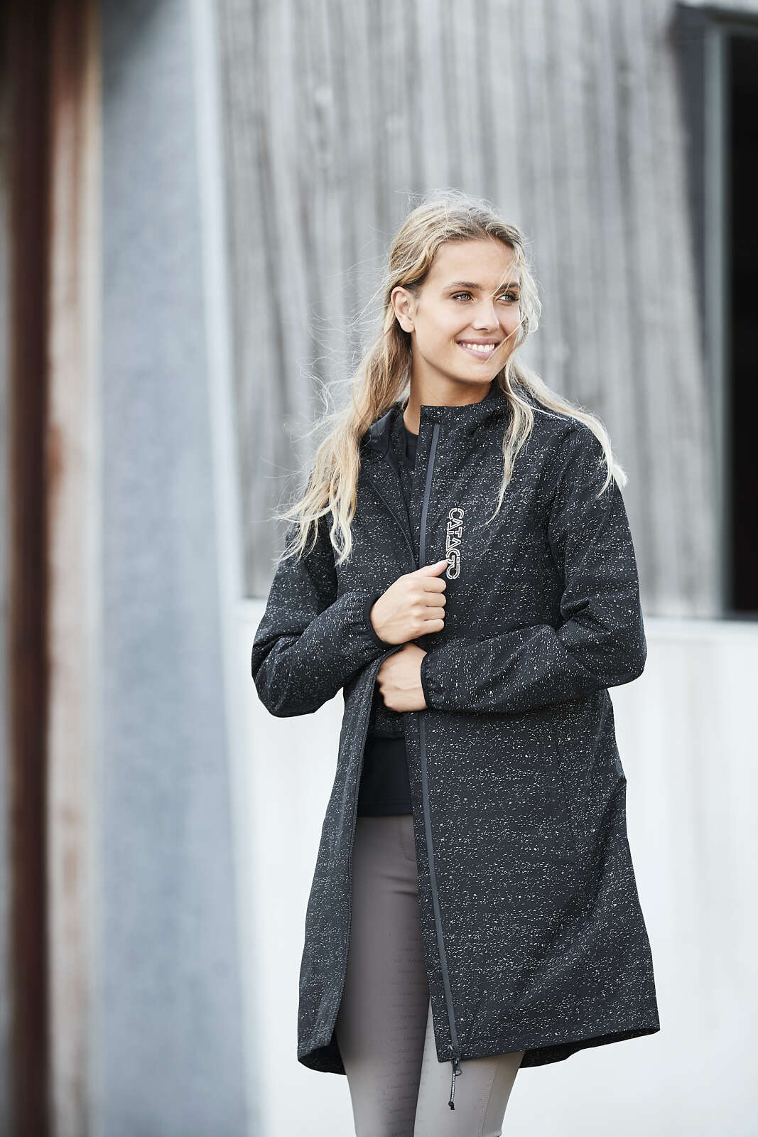 CATAGO Trainer reflective long shell jacket