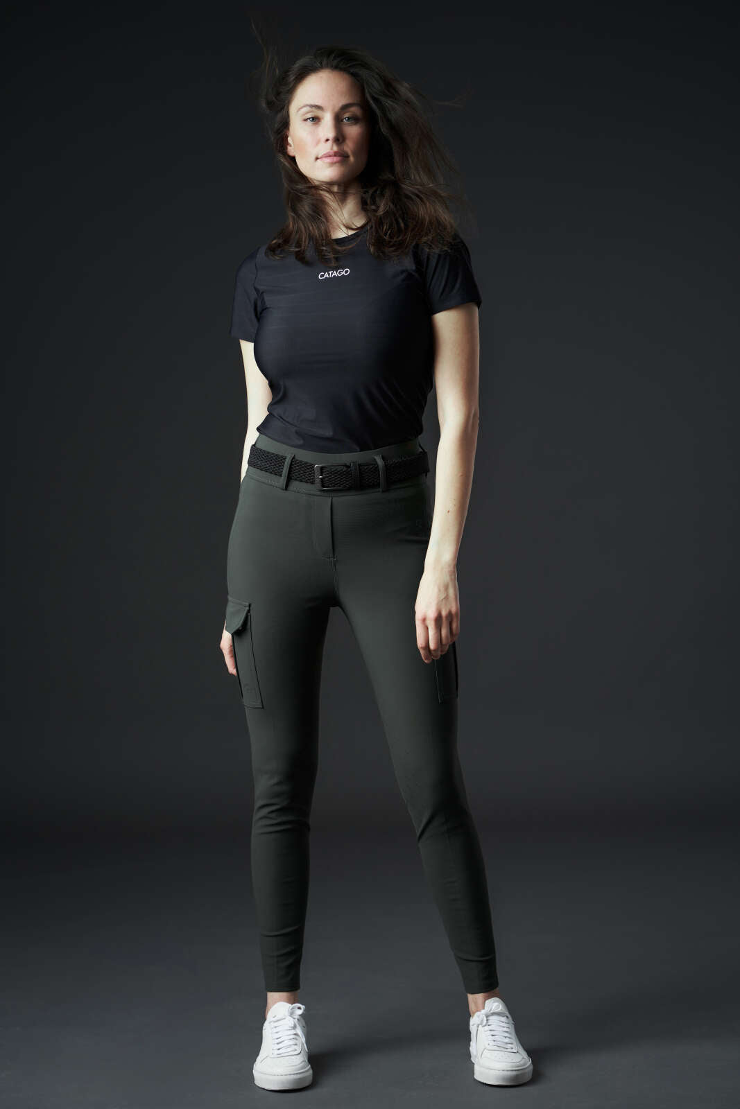 CATAGO River Cargo riding tights Knee grip