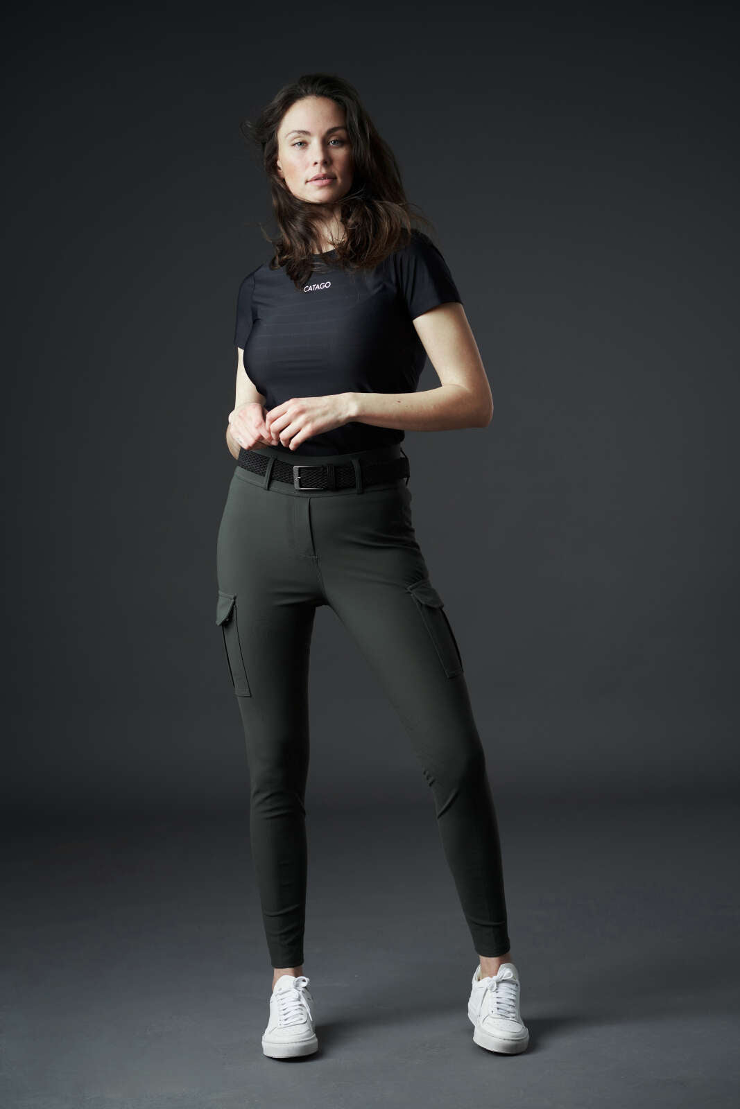 CATAGO River Cargo riding tights Knee grip