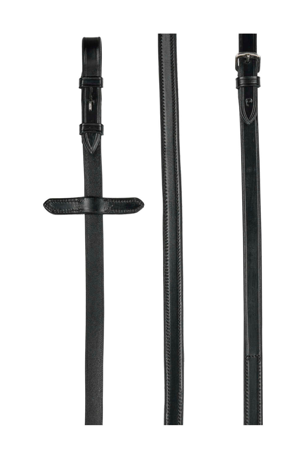 CATAGO leather/rubber reins