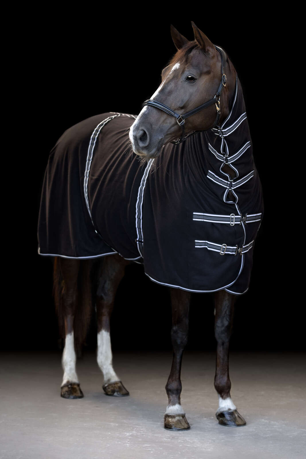 Horse Guard fleecedekke med hals