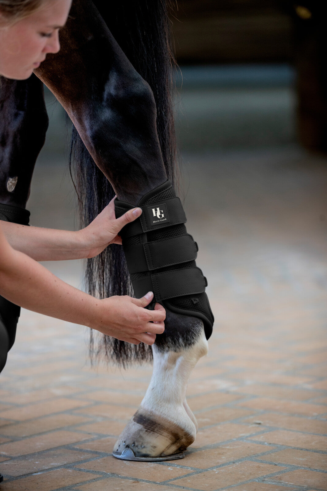 HorseGuard Timothy mesh dressage boots