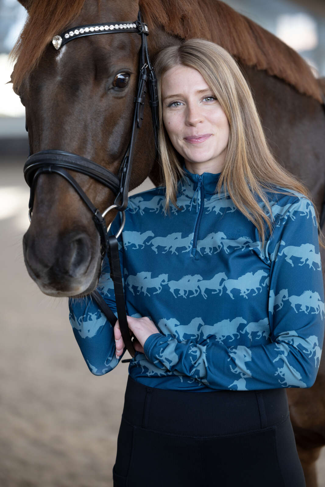 Horse Guard Palmdale V-shaped crystal browband