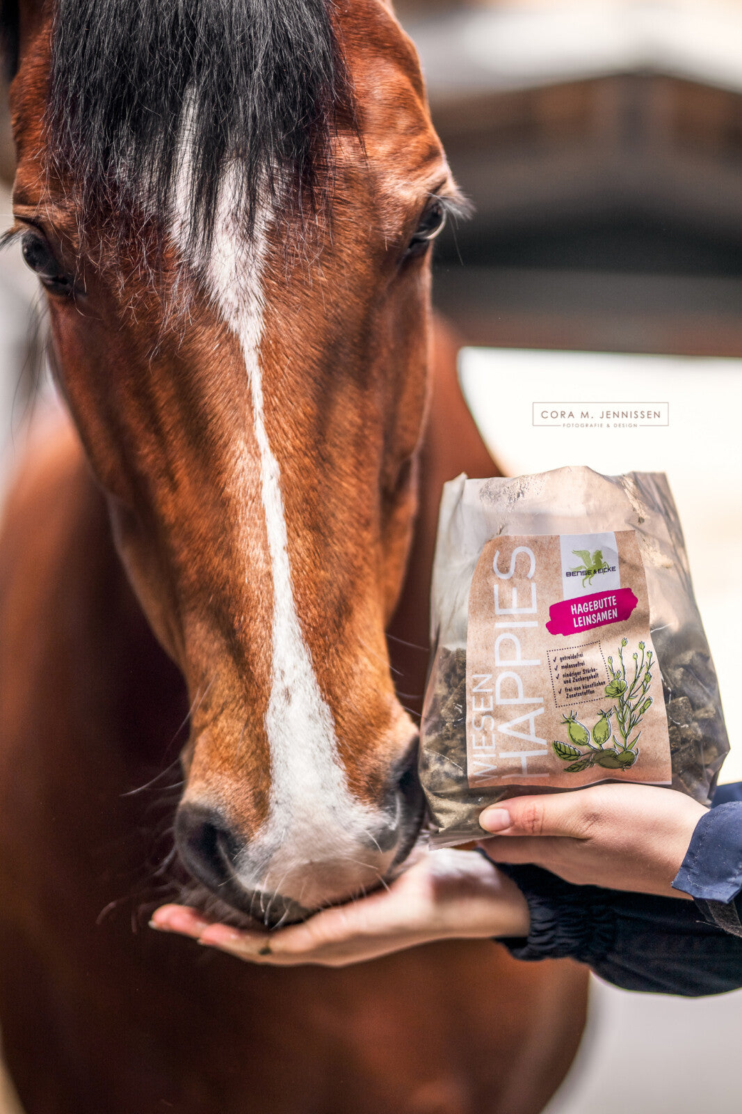 Happies hestesnacks hyben & hørfrø, 1 kg
