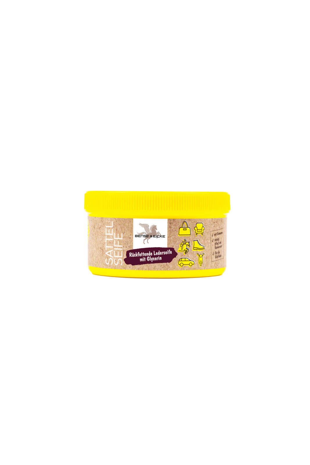Bense & Eicke Sattel und Lederseife, 250 g