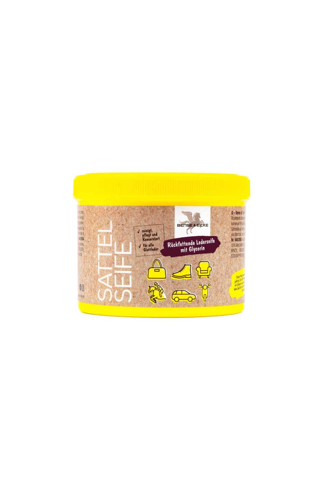 Bense & Eicke Sattel und Lederseife, 500 g