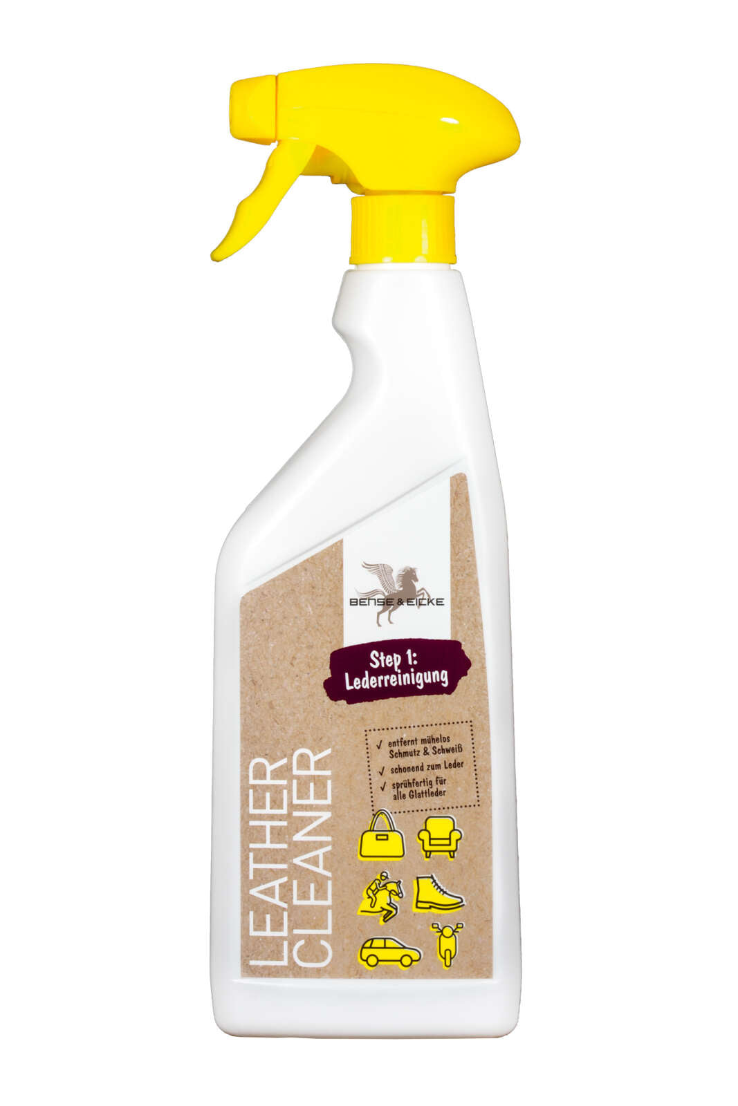 Bense & Eicke Leather cleaning - step 1