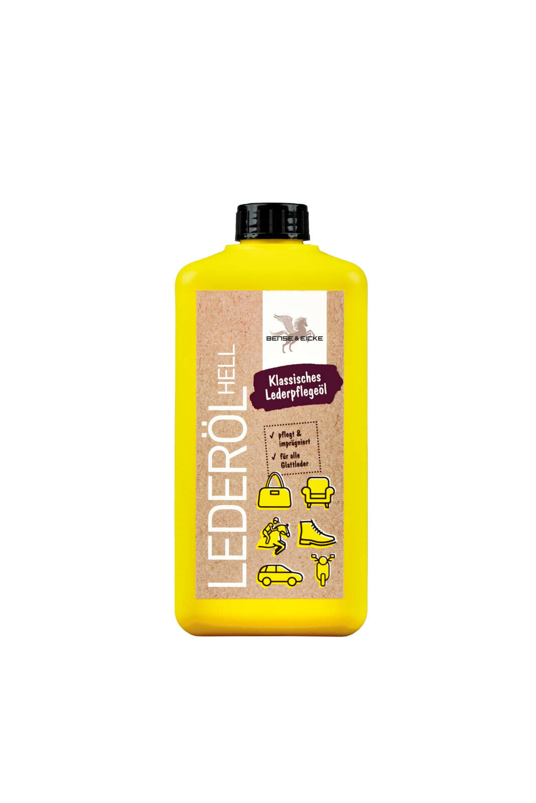 Bense & Eicke Lederplegeöl hell, 500 ml