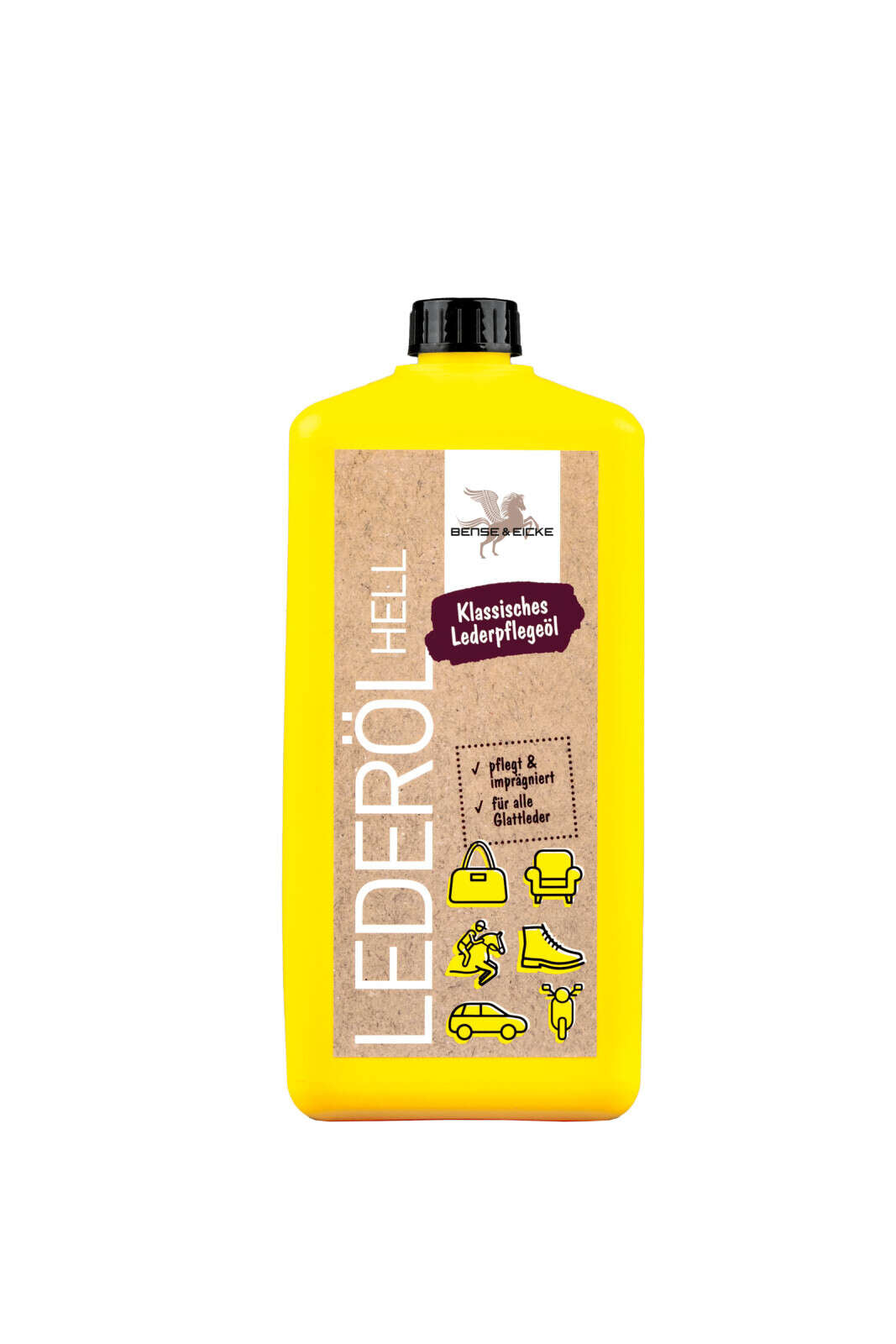 Bense & Eicke Lederplegeöl hell, 1000 ml