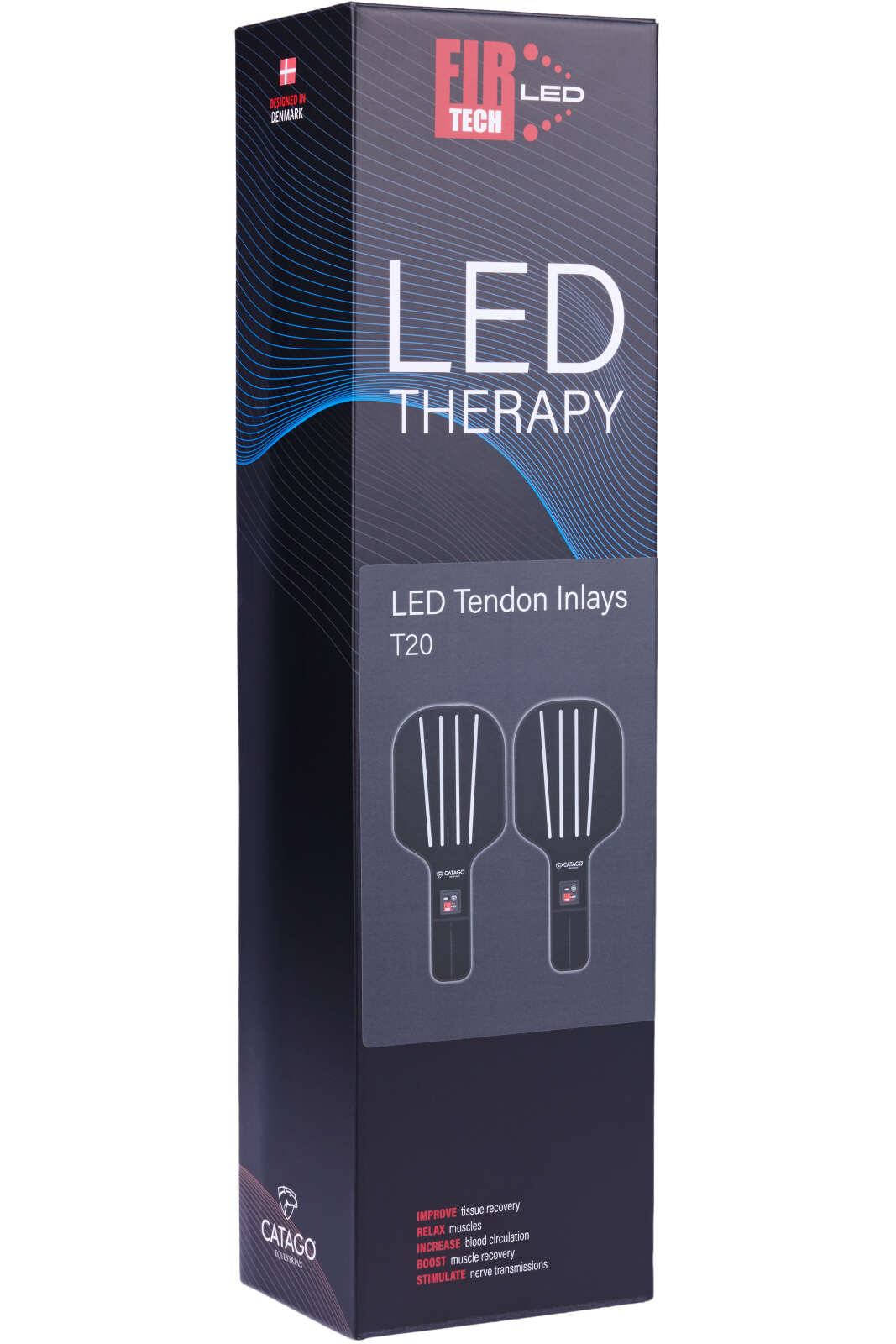 Catago FIR-Tech LED-inlägg till stallbenskydd, 2 st.