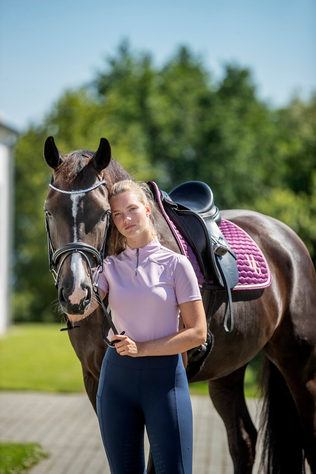 Equipage Hasty Half-zip Kortärmad ridblus