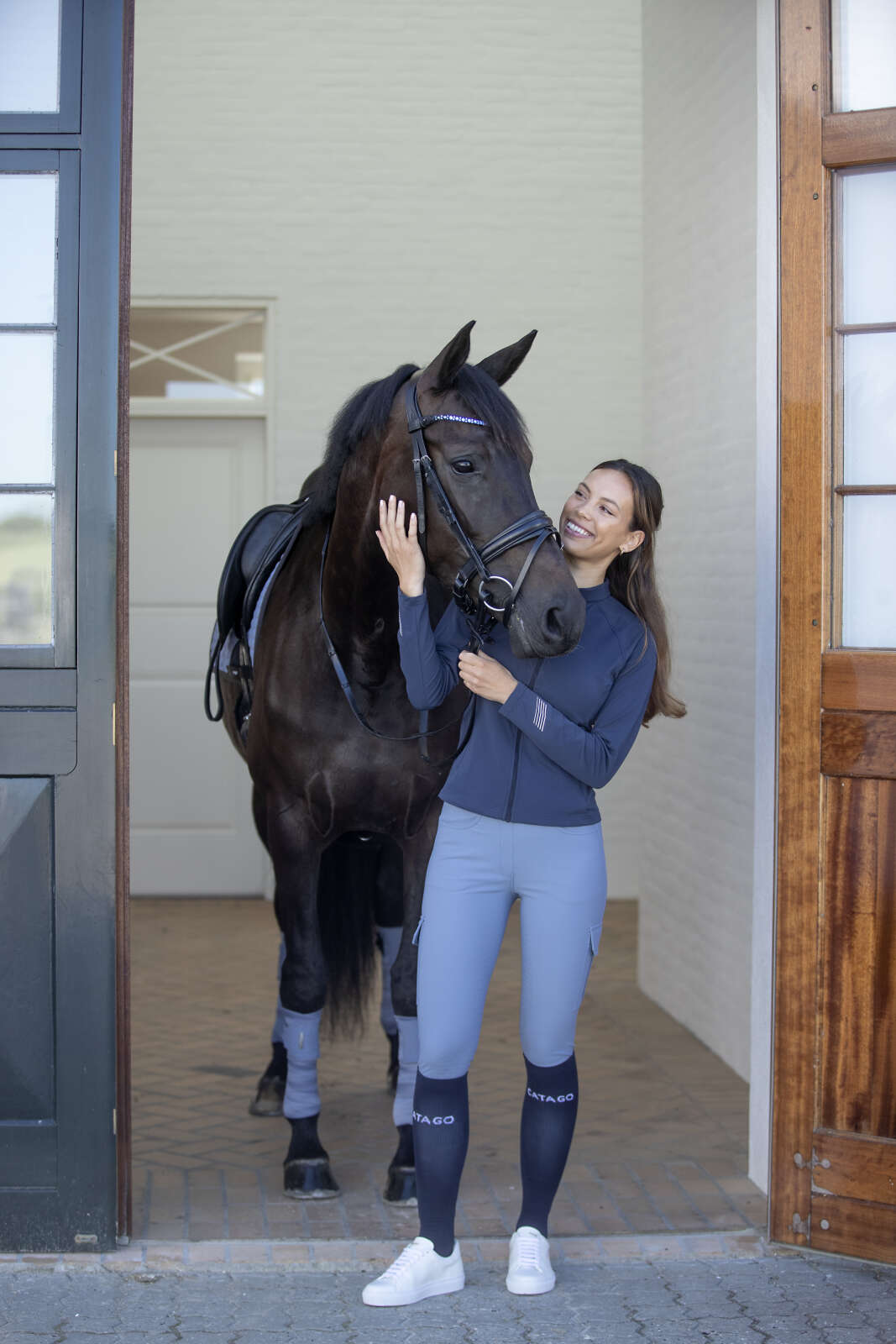 CATAGO Tanya Cargo riding tights with fullgrip