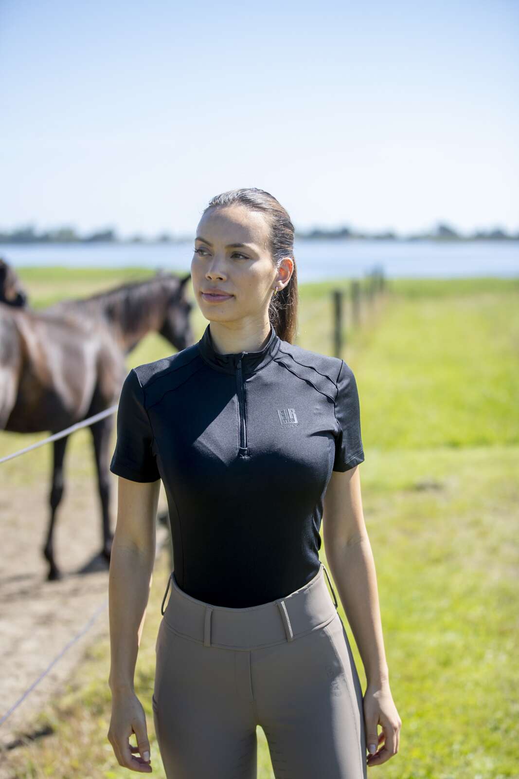 CATAGO FIR-Tech kortermet ridebluse