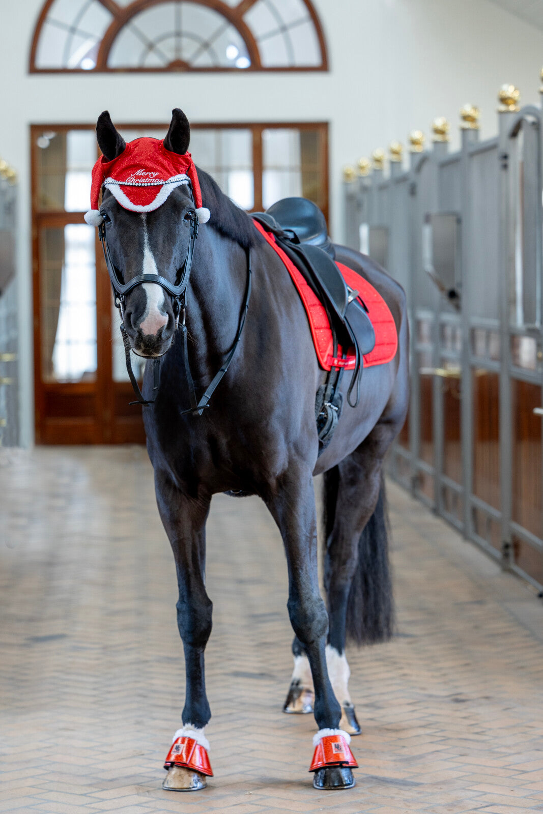 Horse Guard-nissehue m. glitter til hest