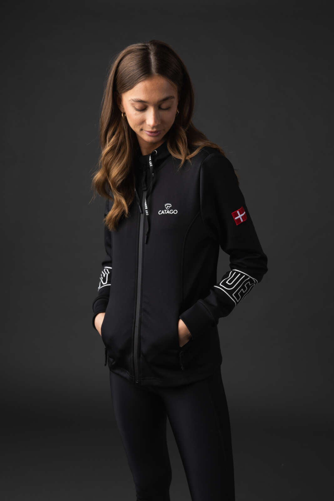 CATAGO DRF Ariana hoodie med glidelås