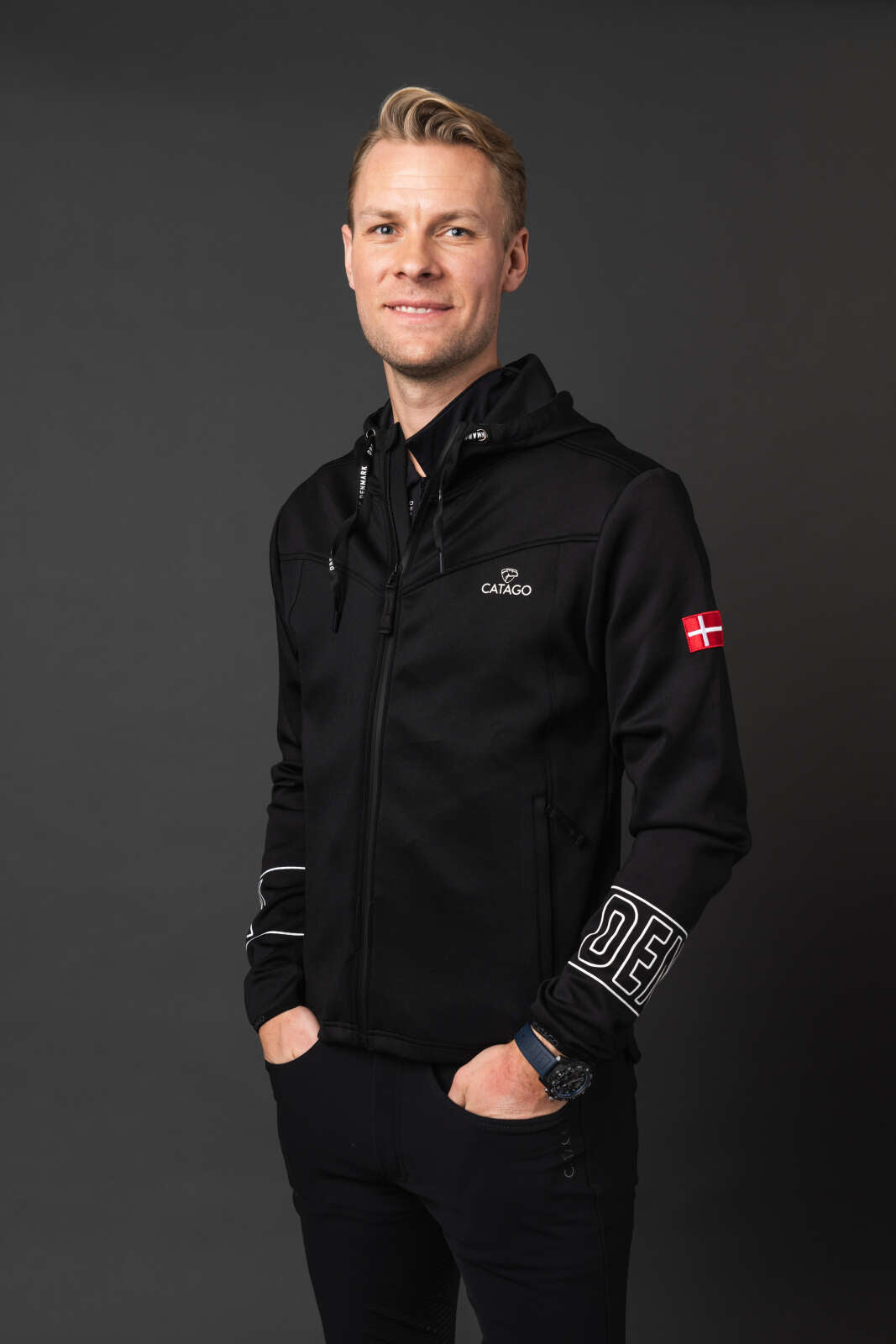 CATAGO DRF MEN Atlas hoodie med glidelås