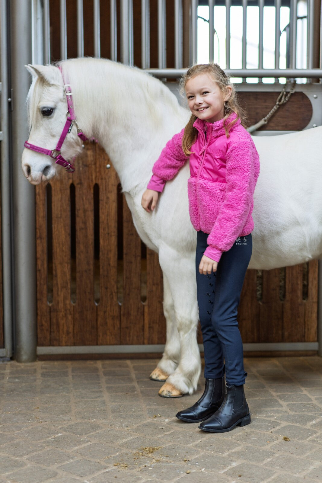 Equipage Vega teddy riding sweater for kids
