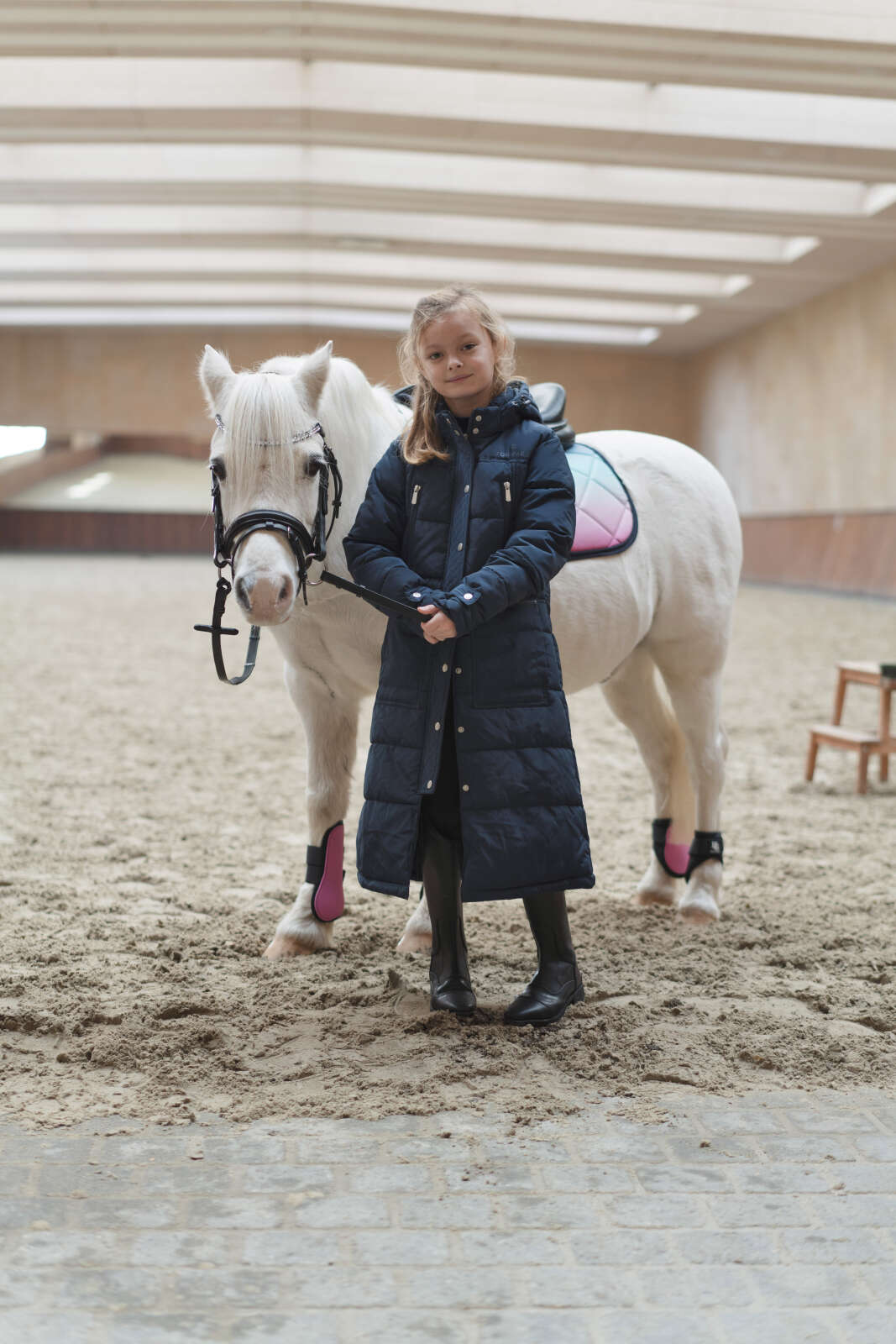 Equipage Candice lang ridejakke for barn