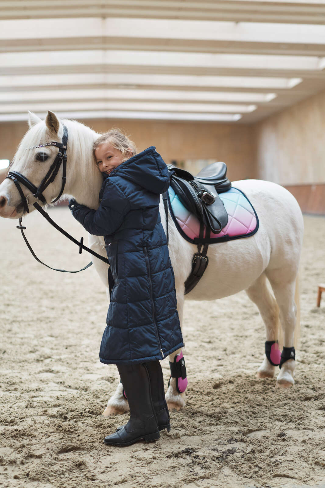 Equipage Candice lang ridejakke for barn