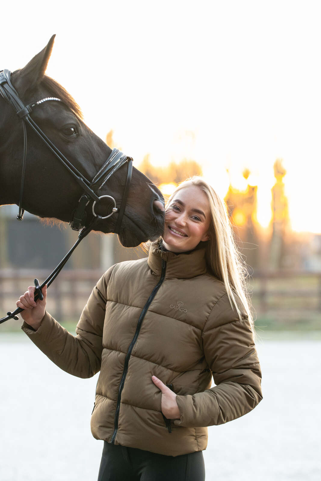 CATAGO Bella puffer riding jacket