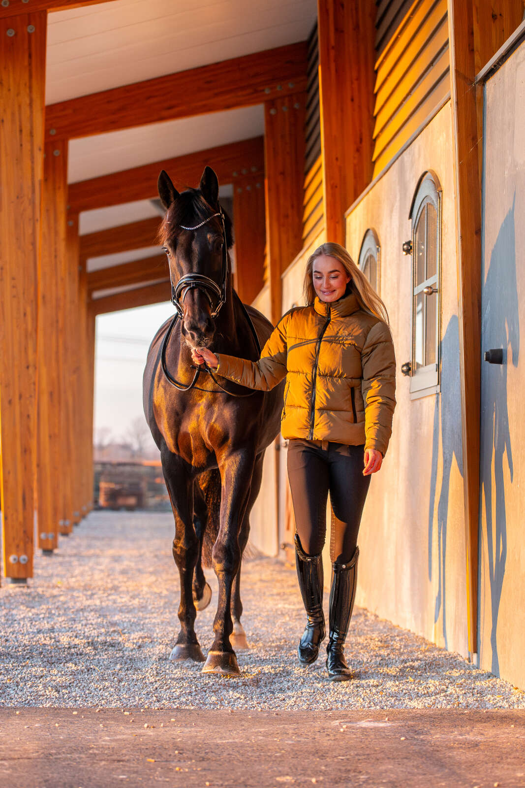 CATAGO Bella puffer riding jacket