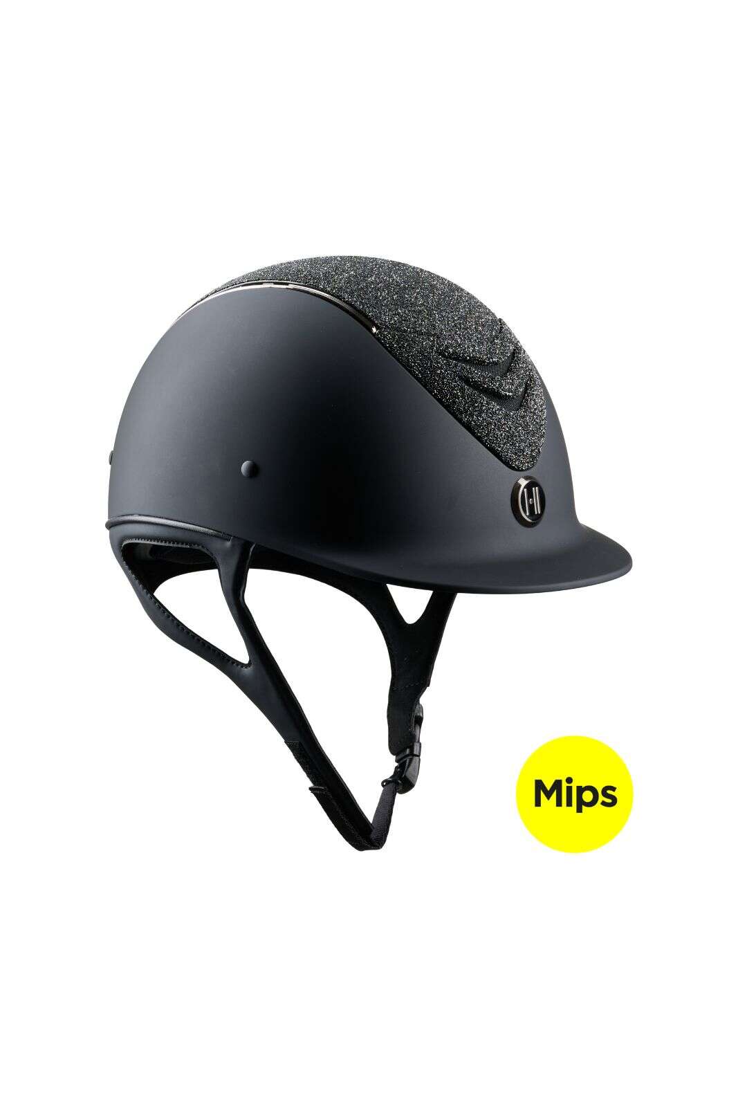 One K MIPS Defender-Reithelm - Glitter oben und vorne