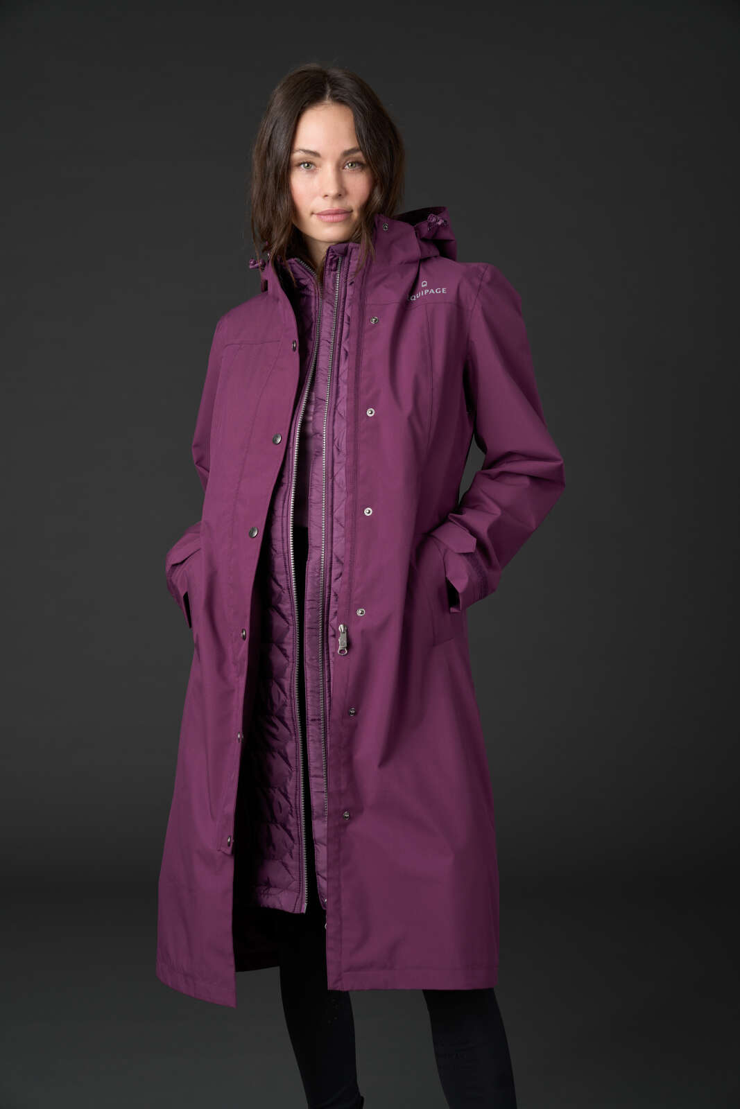 Equipage Heaven long riding rain coat