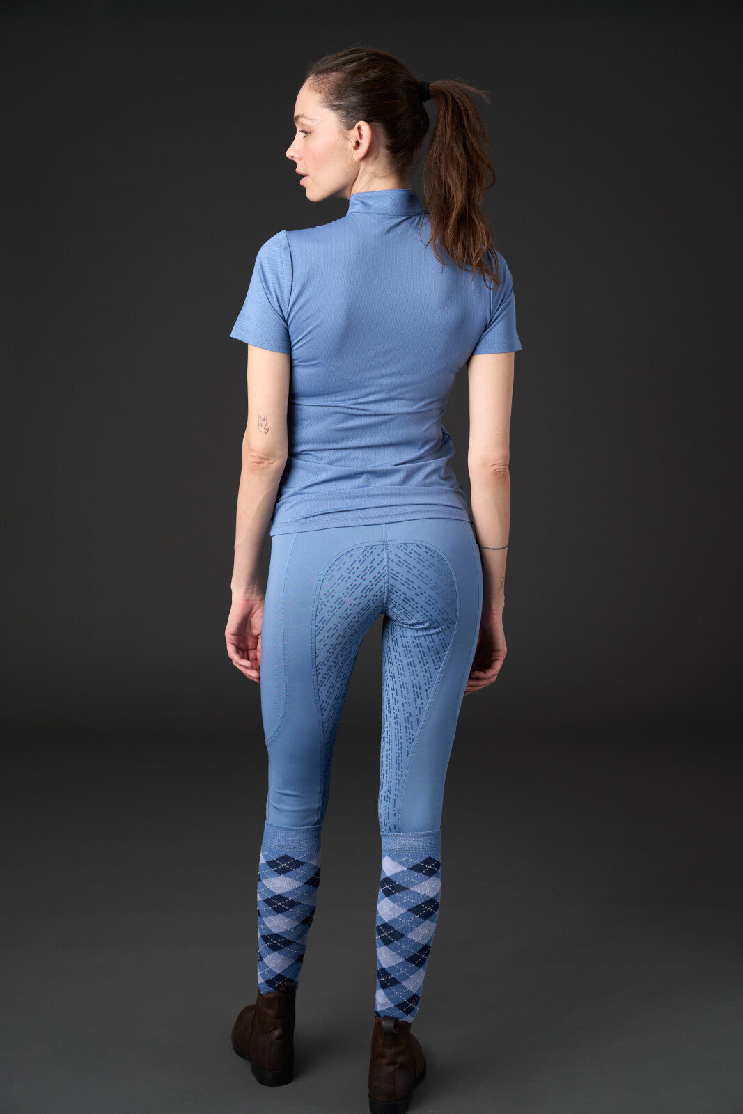 Equipage Hasty Half-zip Kortärmad ridblus