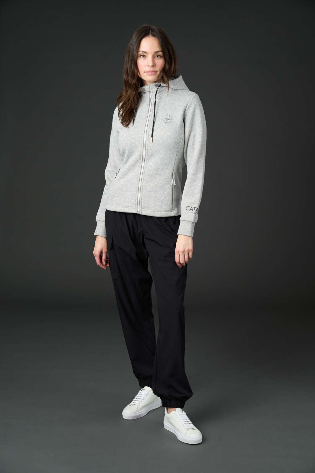 CATAGO Natalie hoodie med lynlås