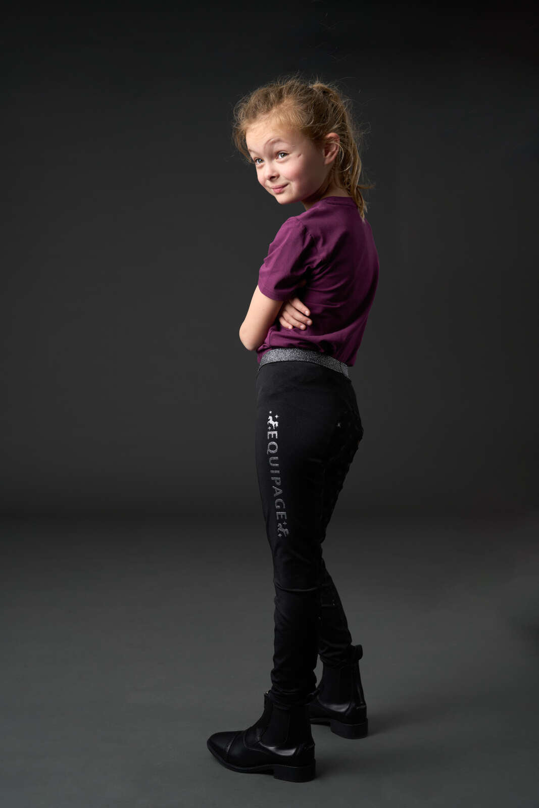 Equipage Maggie tights with full grip for kids