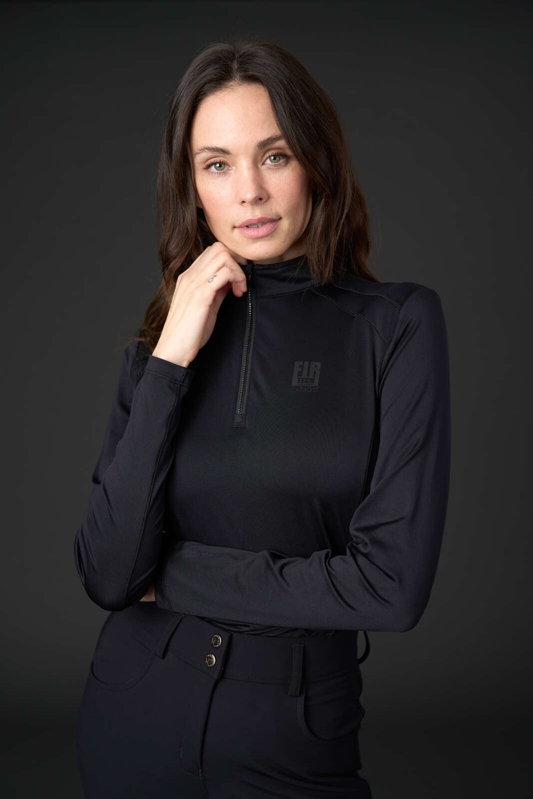 CATAGO FIR-Tech langærmet ridetrøje