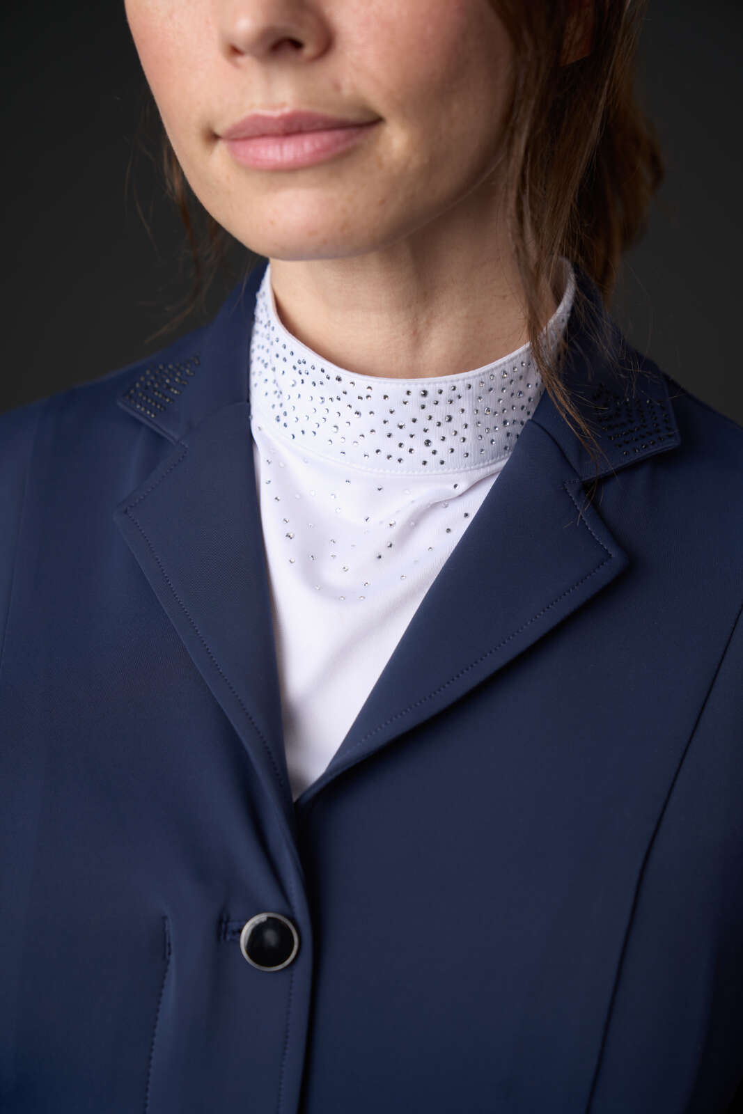 Equipage Monroe show jacket with rhinestone details