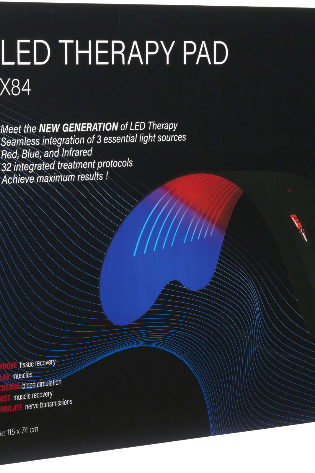 CATAGO FIR-Tech LED therapy pad X84, 115 x 74cm