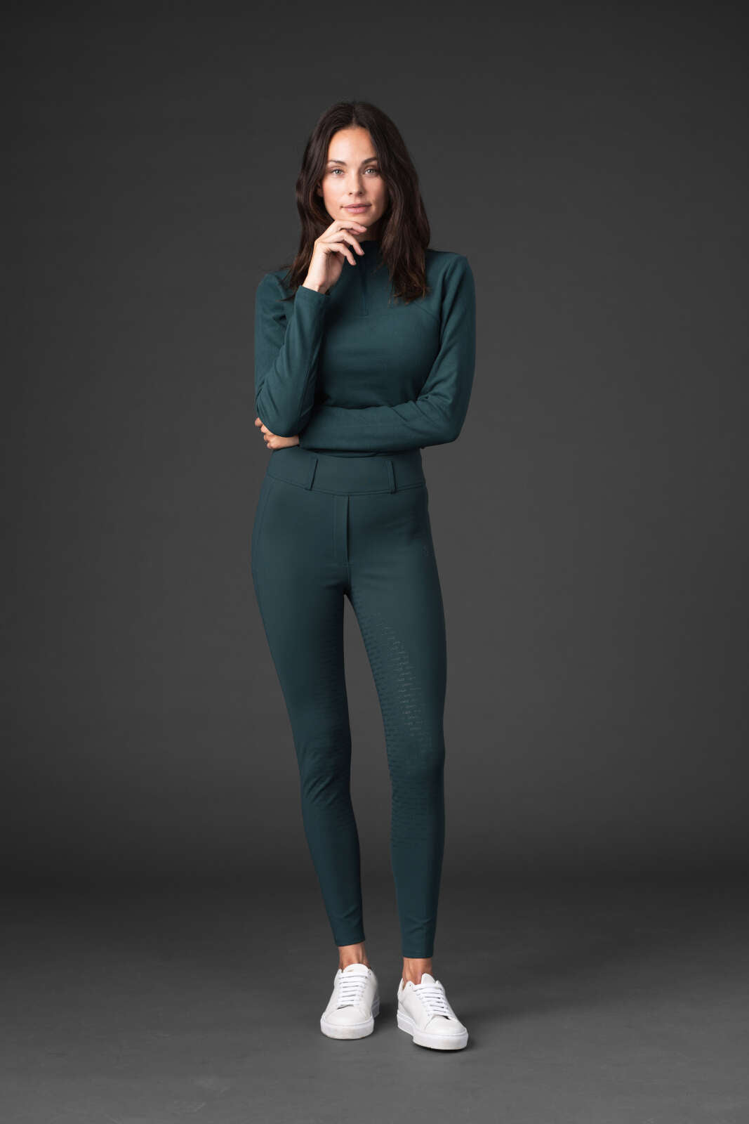 Catago River-ridetights med bæltestrop fullgrip