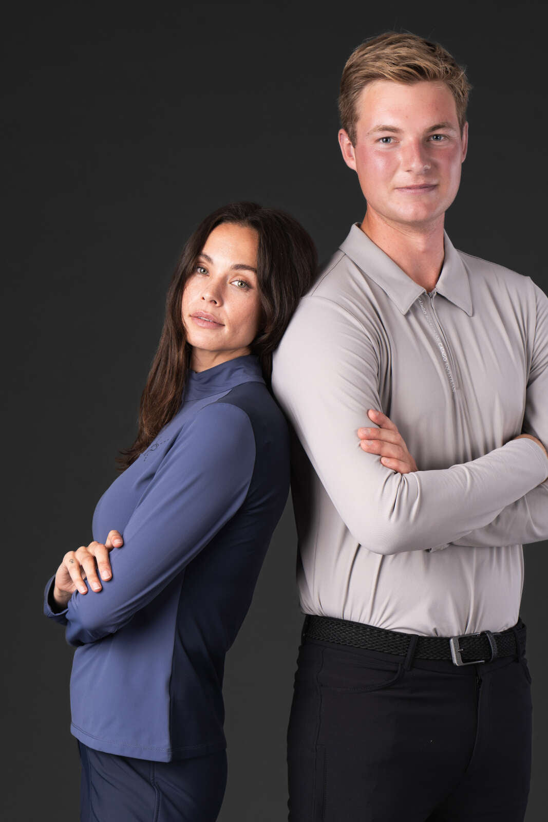 CATAGO MEN Victor langærmet zip polo