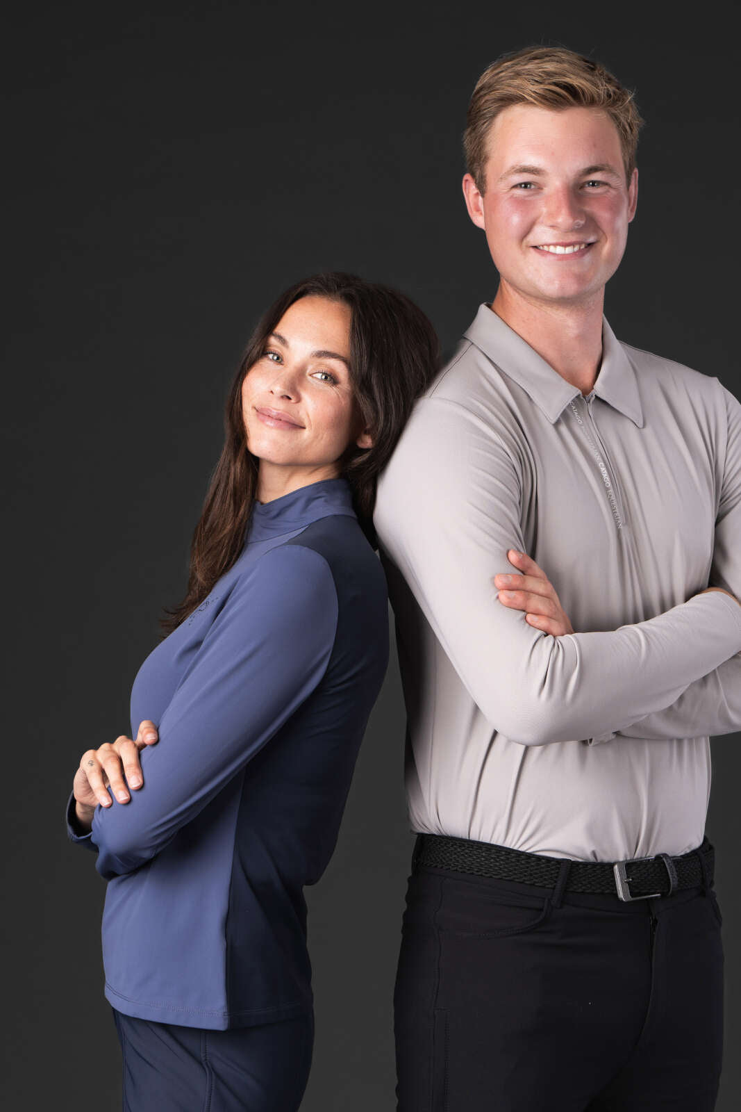 CATAGO MEN Victor langærmet zip polo