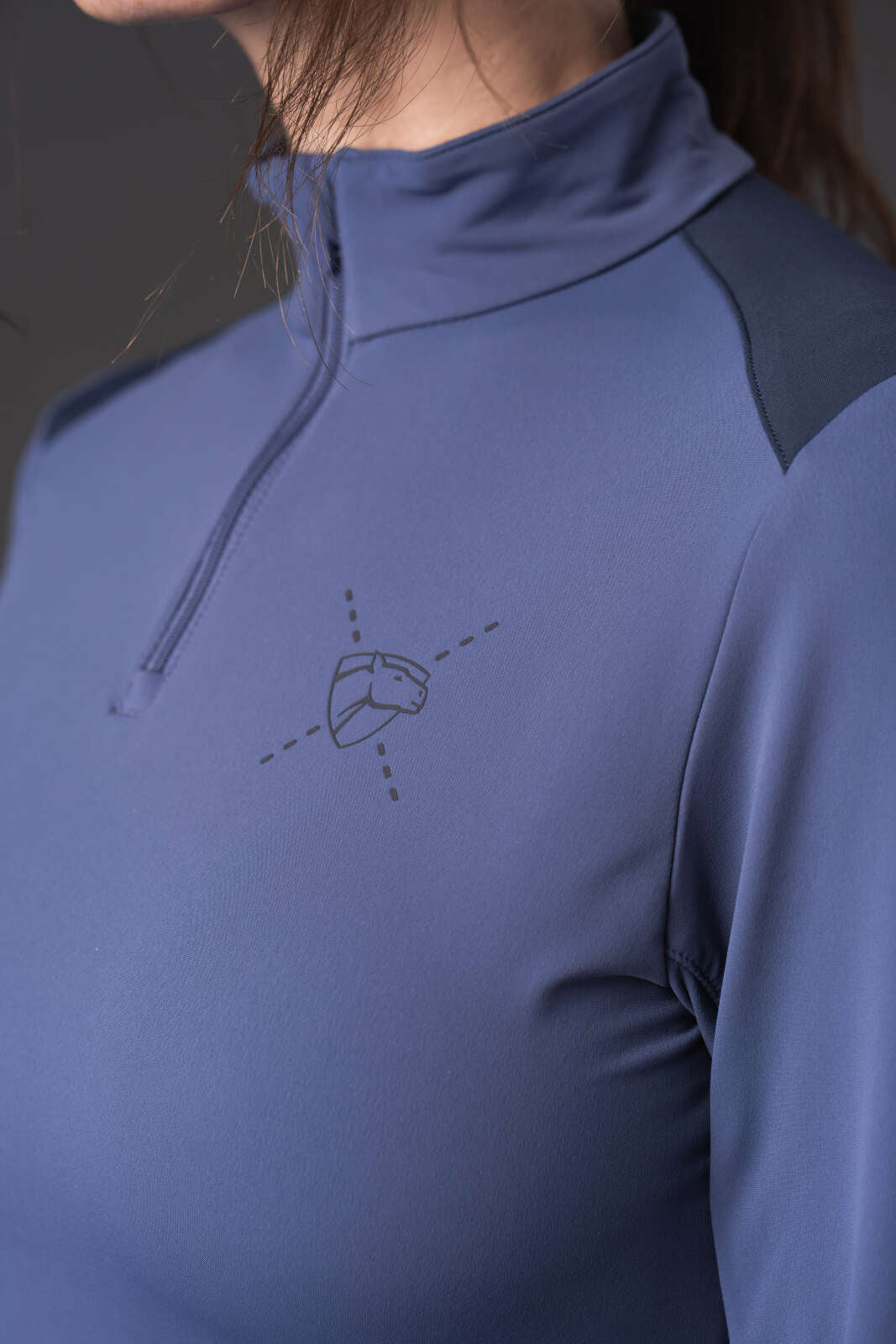 CATAGO Vivian Pullover med half-zip