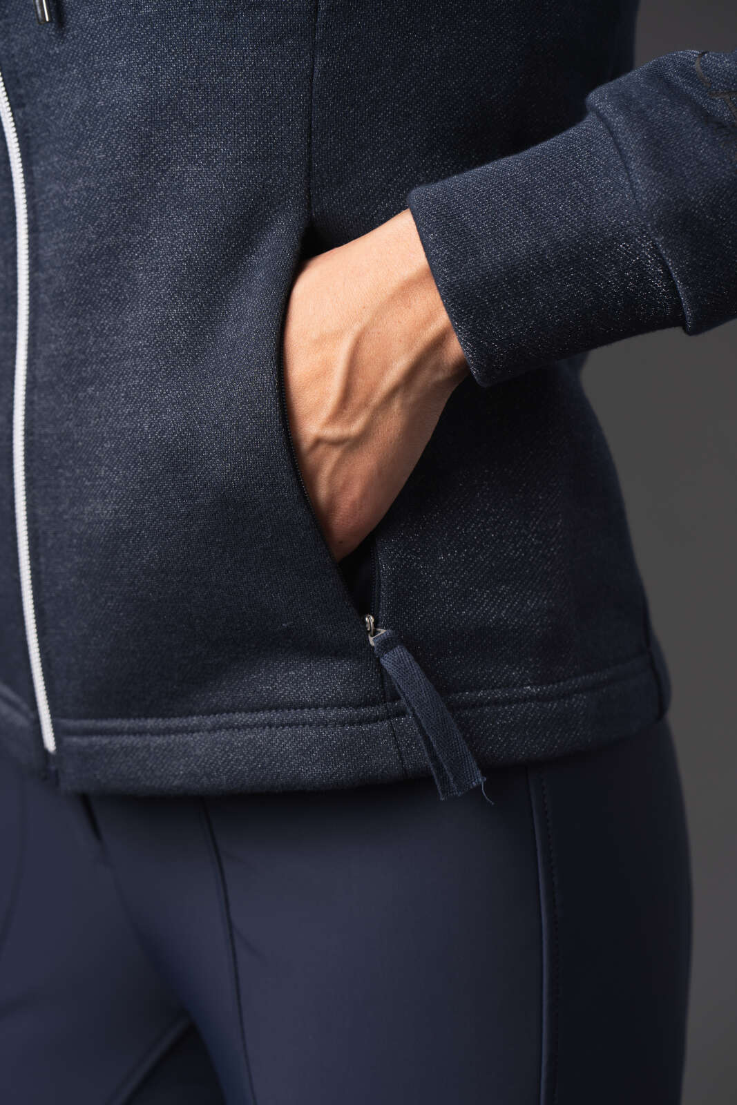 CATAGO Natalie hoodie med lynlås