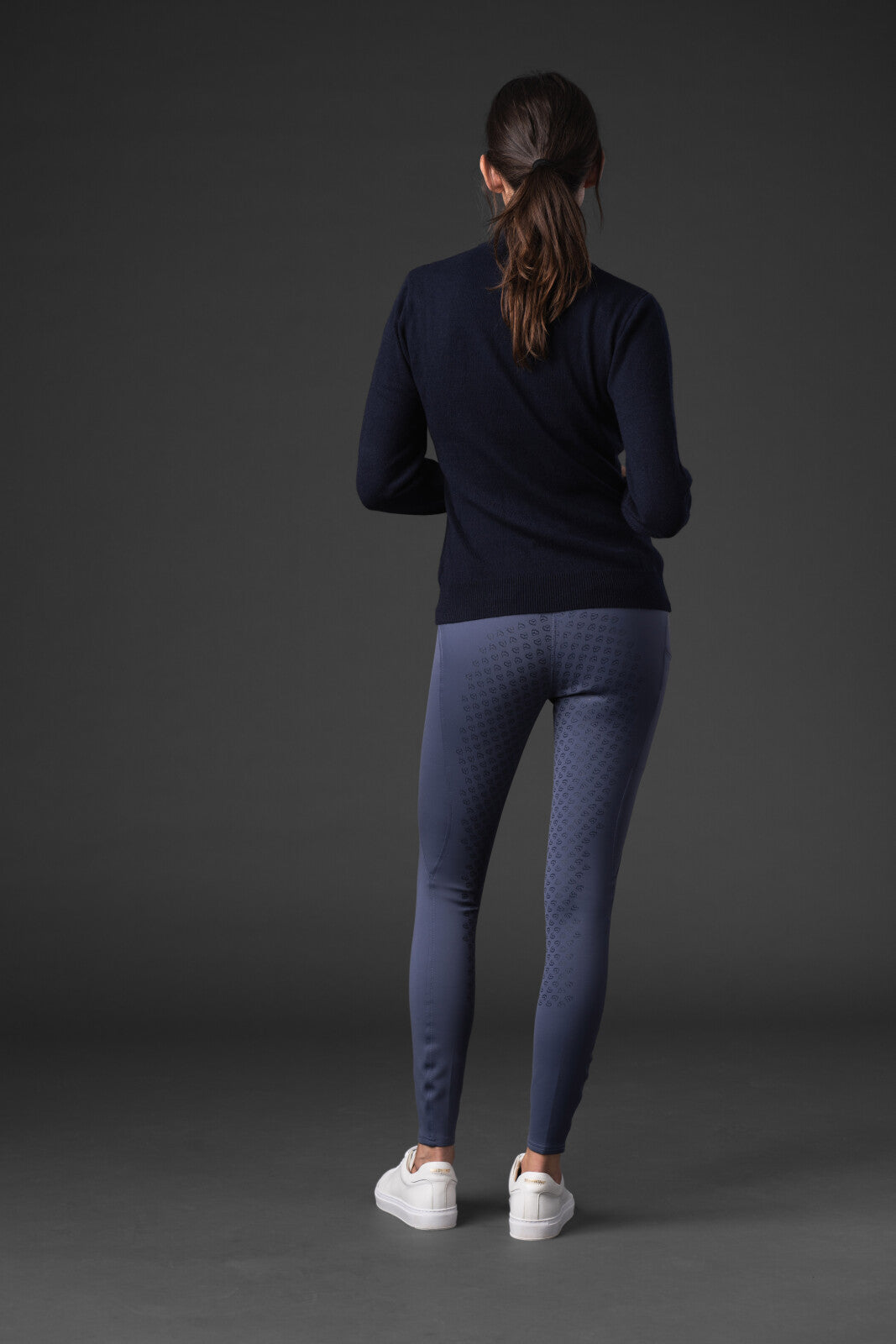 CATAGO Victoria knitted half-zip riding pullover