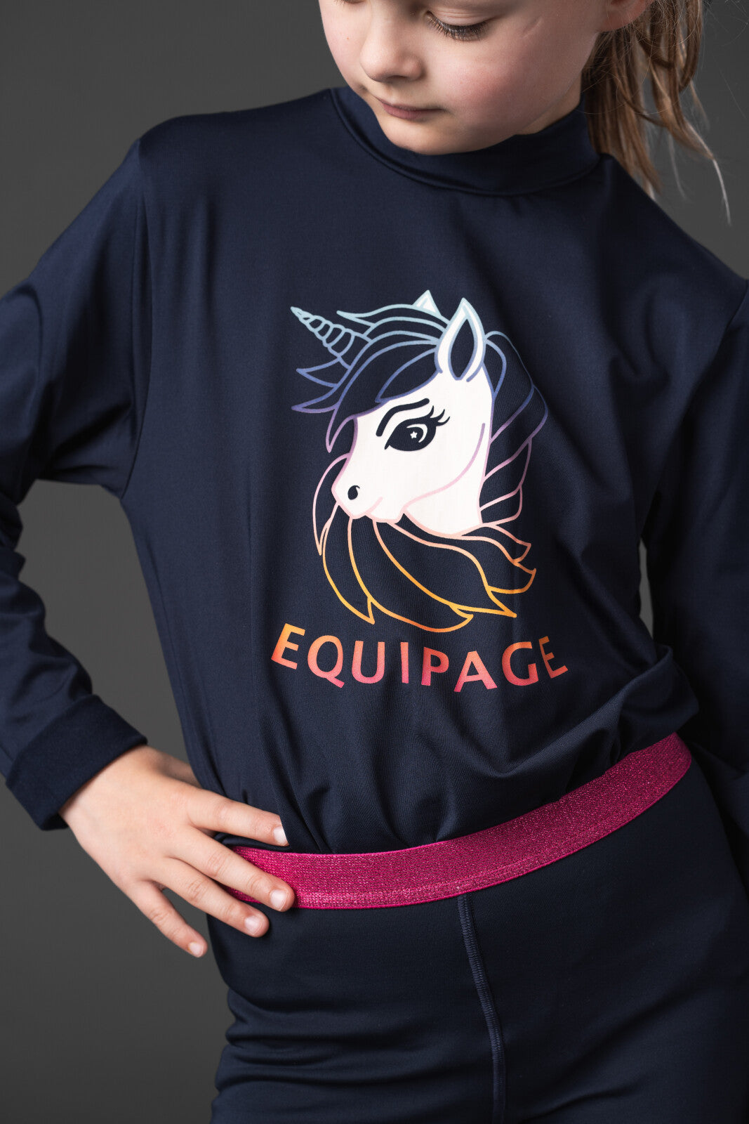 Equipage Vella kids unicorn pullover