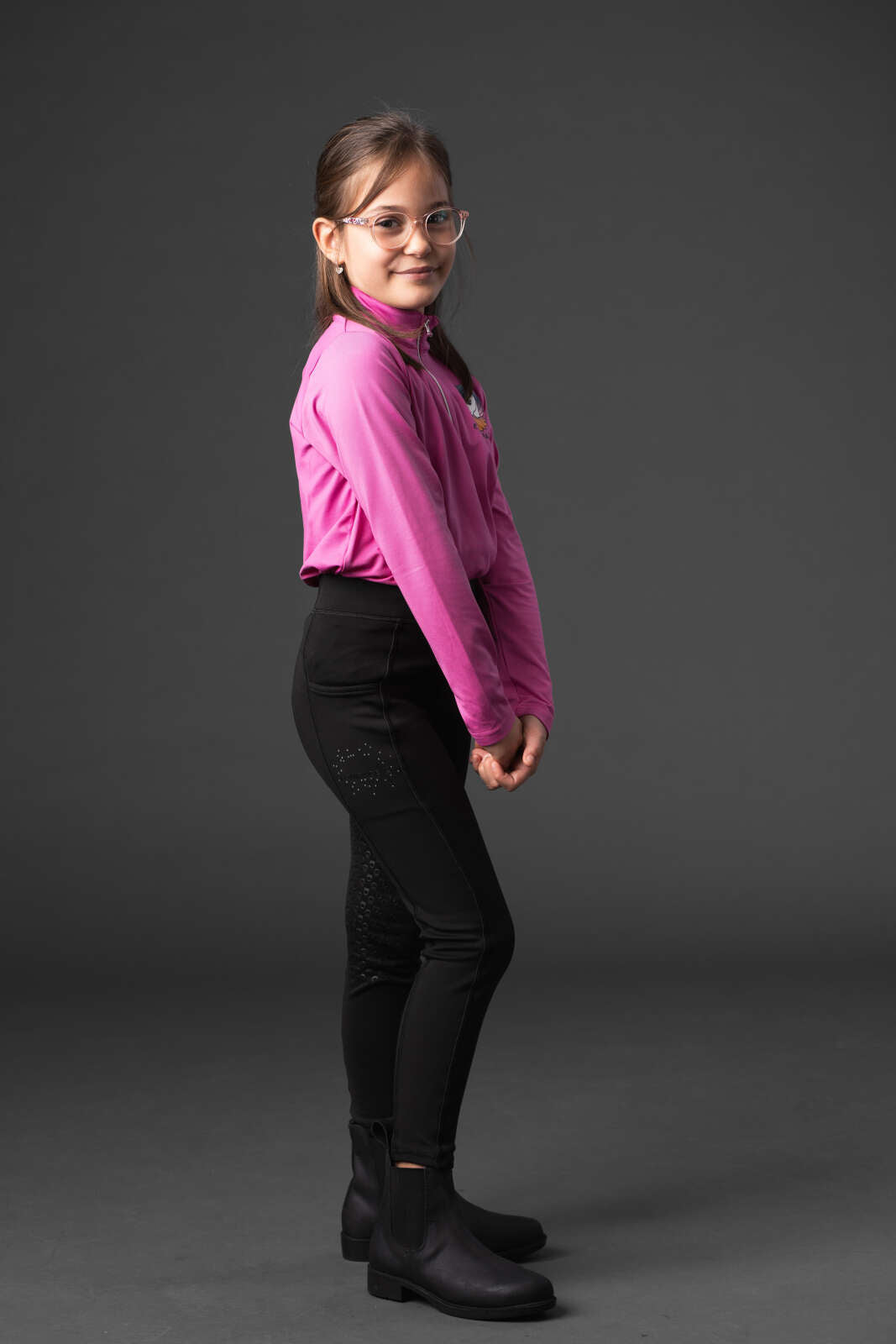 Equipage Sophia fullgrip vinter ridetights til børn