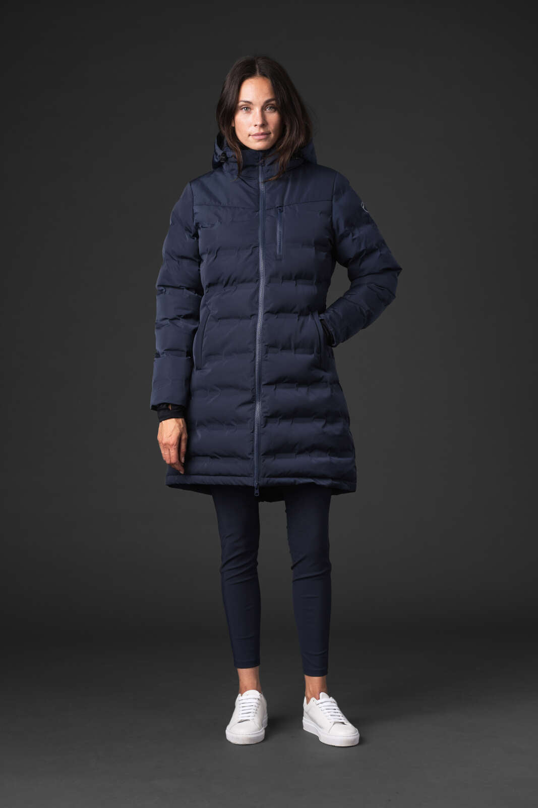 CATAGO Vita long padded riding jacket