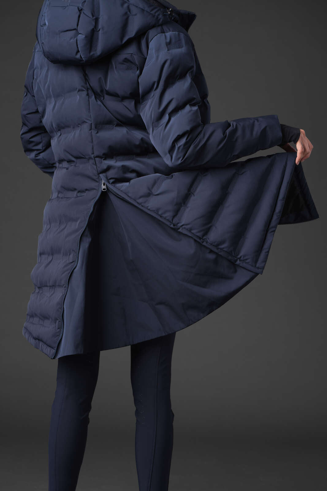 CATAGO Vita long padded riding jacket