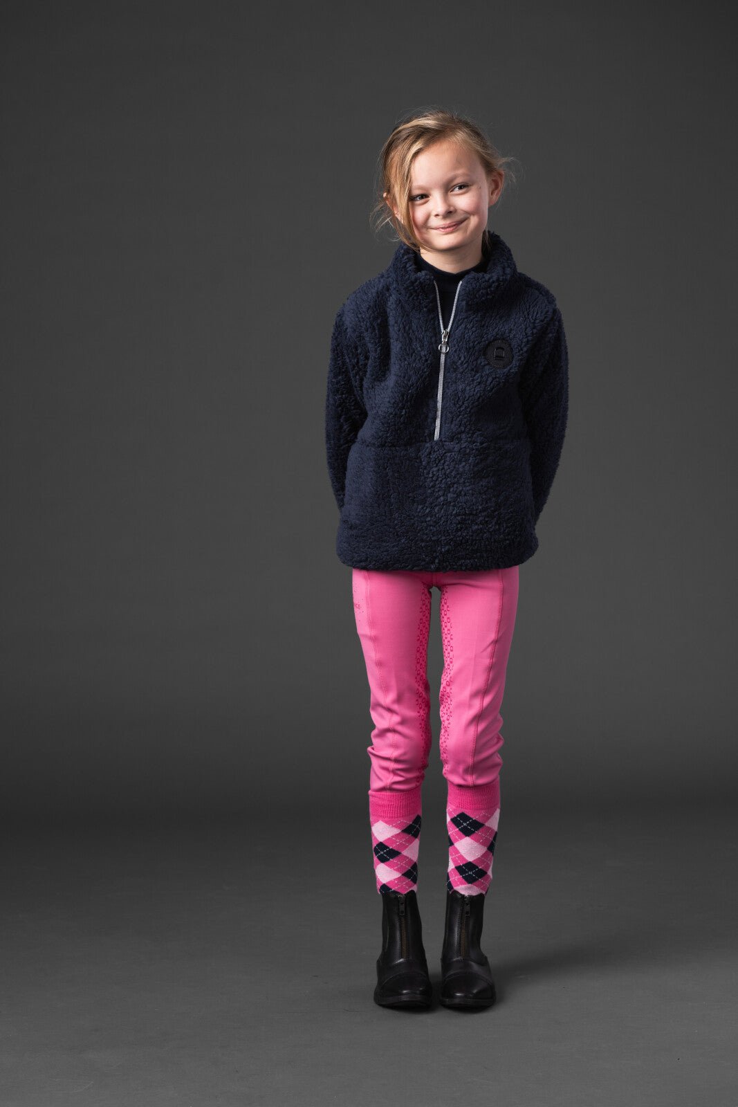 Equipage Veronika Teddy Half-zip Kinderpullover