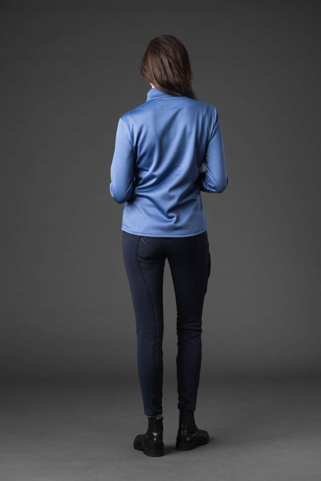 Equipage Scarlet langærmet half-zip rideshirt